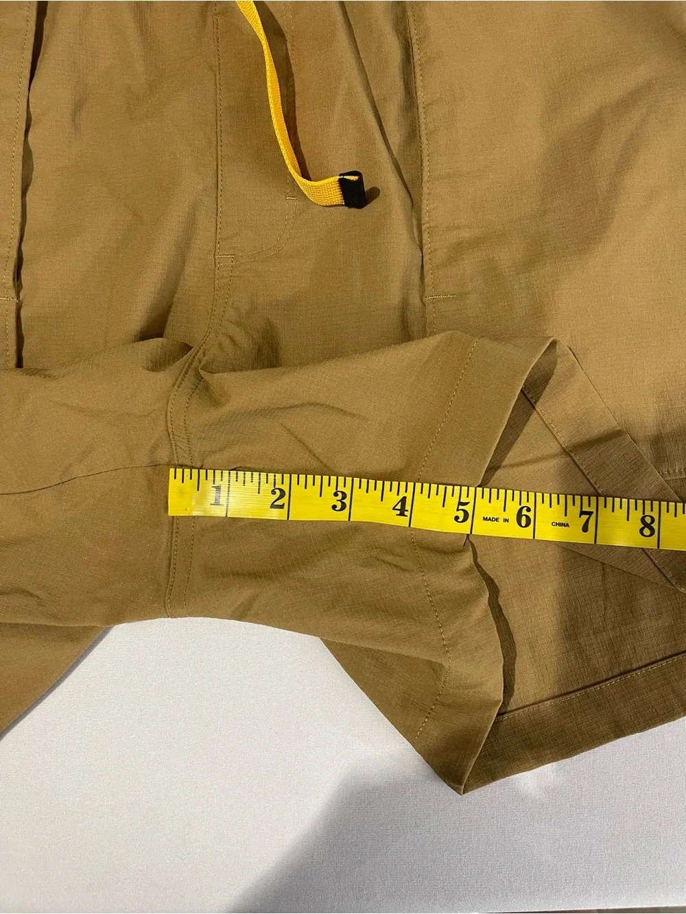 THE NORTH FACE Men's Class V Ripstop Utility Brown Tan Hiking Shorts Size Large